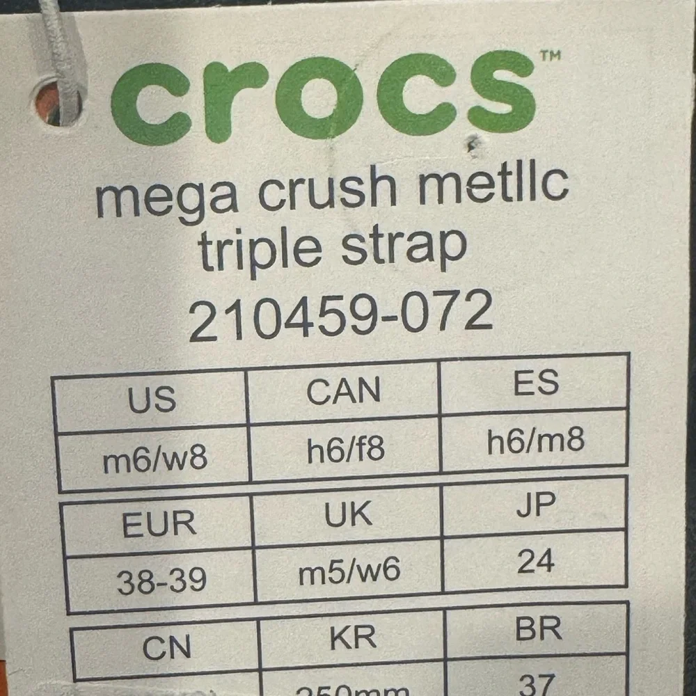 CROCS Mega Crush Metallic Sandal